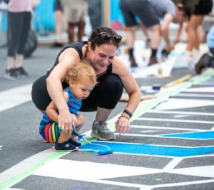 Crosswalk Mural painting