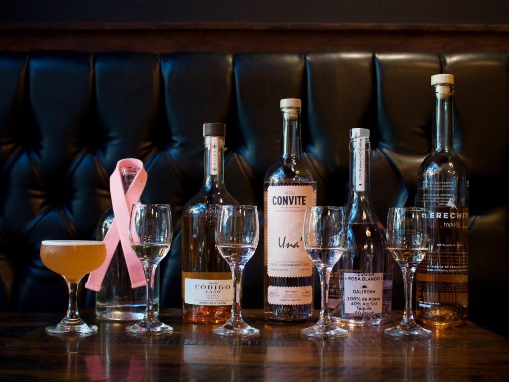 Anejo October Pink Flight for Breast Cancer Awareness Month